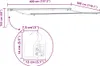 vidaXL Markise Manuell Weinrot 400x300 cm Produktbild-Vorschau 8