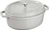 Staub The Cocotte, 3,2 l, Silber, Eisenguss, Eisenguss, 270 Produktbild-Vorschau 1