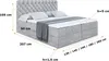 ALTDECOR Boxspringbett mit H4 Matratze und Topper - 200 x Produktbild-Vorschau 6