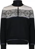MAN Fleece Sweater, gebreid, waterdicht, zwart, blauw Productafbeelding-voorbeeld 1