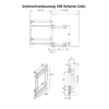 Coulisse de meuble bas 2 étages Coulisse de meuble de Voir les images du produit 3