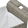 vidaXL Záhradná lavica s vankúšmi sivá 116x46x57 cm Náhľad obrázku produktu 7