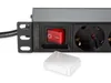 LogiLink PDU9C02, Pionowa, Aluminium, Czarny, 9 x gniazdo Podgląd zdjęcia produktu 6