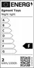 An energy efficiency label for a night light. Produktbild-Vorschau