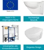 Calmwaters® Erhöhtes Wand WC spülrandlos Modern Plus mit Produktbild-Vorschau 4