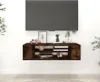 vidaXL TV nástěnná skříňka kouřový dub 100x30x26,5 cm Náhled obrázku produktu 2