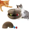 Faltbares Katzen-Kratzbrett mit Spielzeugglocke Ball, Magic Produktbild-Vorschau 7