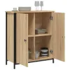 vidaXL Kredens dąb sonoma 70x30x80 cm materiał Podgląd zdjęcia produktu 4