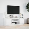 TV-Schrank mit LED-Beleuchtung Weiß 139,5x34x50cm Produktbild-Vorschau 4