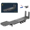 Kunststoff-Sattel anhänger Flach Bett, für 1:18 RC Traktor Produktbild-Vorschau 2