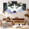 Bild auf Leinwand - Leinwandbild - Hund Husky Portrait - Produktbild-Vorschau 7