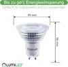 A product image with dimensions and marketing text. Produktbild-Vorschau