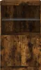 vidaXL Sideboard mit LED-Leuchten Räuchereiche 60,5x37x100 Produktbild-Vorschau 6