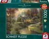 Thomas Kinkade, Friedliche Abendstimmung, 1.000 Teile Produktbild-Vorschau 1