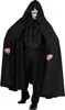 T2414 schwarz Damen Herren Umhang mit Kapuze Cape "Dark Produktbild-Vorschau 1