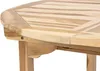 Gartentisch Borneo, Teakholz massiv, runder/ovaler Produktbild-Vorschau 4