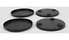 BURI Stabkerzenhalter 4er Set Schwarz Metall Teelichter Produktbild-Vorschau 5