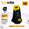 6 Paar CAT CATERPILLAR SNEAKERS Sneaker Socken in Schwarz & Produktbild-Vorschau 5