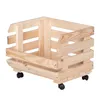 STOLMAK Obstkiste aus Holz mit Rollen – 3 Etagen – 79x37x30 Produktbild-Vorschau 14