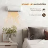 HOMCOM Wand Heizlüfter 2000W Keramik Wandheizgerät mit Produktbild-Vorschau 4