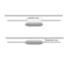 Paulmann LED Einbaustrahler Set Chrom starr IP44 6,8W LED Produktbild-Vorschau 3