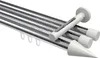 Interdeco Innenlaufstange / Gardinenstange mit Innenlauf Produktbild-Vorschau 1