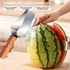 2er Set Edelstahl Wassermelonenschneider mit Holzgriff, Produktbild-Vorschau 2