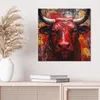 DEQOART Hybrid Leinwand Bild 50x50 cm 'Seele des Stiers' Produktbild-Vorschau 4