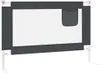vidaXL Ochranný kryt postele pre batoľatá Dark Grey 100x25 Náhľad obrázku produktu 5