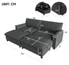 Merax Cloud Sofa 4-Sitzer, Modulares Ecksofa Mit Produktbild-Vorschau 8