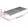 vidaXL Dveřní stříška černá 199x90 cm polykarbonát - Náhled obrázku produktu 7