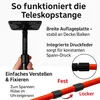 Kattennet voor balkon - 4 x 3 m - met telescopische Productafbeelding-voorbeeld 5