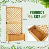 COSTWAY Blumenkasten mit Rankgitter, Sichtschutz, Produktbild-Vorschau 3