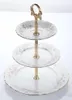 Etažérka, český porcelán, Bernadotte, růže, zlatý proužek, Produktbild-Vorschau 2