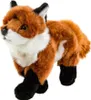 A plush toy fox standing on a white background. Produktbild-Vorschau