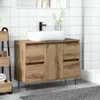 vidaXL Badschrank Artisan-Eiche 80x33x60 cm Holzwerkstoff Produktbild-Vorschau 3