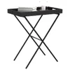 The Living Store Tabletttisch Klappbar Schwarz 65x40x75 cm Produktbild-Vorschau 5