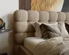 Čalouněná postel 200x200 Parlas - Elegantní čelo, pěna - Náhled obrázku produktu 3