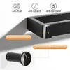 Set di accessori da bagno nero opaco Ibbenzoa® in acciaio Anteprima dell’immagine prodotto 2