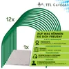 TTL GARDEN Tunnelbögen ARCOS 50-12er Set + PE-Folie 10x2m Produktbild-Vorschau 8