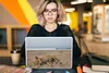 MuchoWow® Laptop Aufkleber Sticker Cover Hunde schlafen am Produktbild-Vorschau 5