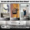 Door Chain Lock, Türkette Sicherheitsschloss, Edelstahl Produktbild-Vorschau 4