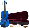 Klassische Violine, Größe 4/4, Holz, blau, Koffer aus Produktbild-Vorschau 5