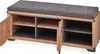 Garderobenbank HARPER ILEBO BHT 120x45x41 cm braun Produktbild-Vorschau 2