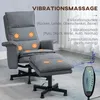 HOMCOM massagestoel met voetbank, elektrische tv-stoel met Productafbeelding-voorbeeld 4