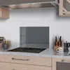 DEQORI Küchenrückwand Glas 60x40 cm 'Dunkelgrau' Produktbild-Vorschau 2