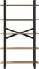 vidaXL Regał dębowy Artisan 100 x 33,5 x 178 cm materiał Podgląd zdjęcia produktu 5