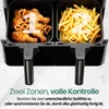 Emerio Doppel-Heißluftfritteuse 2600 W – 2×3,6 L Produktbild-Vorschau 2