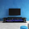 Nízká TV deska Selsey MITCHELL černý mat/černý vysoký lesk Náhled obrázku produktu 4