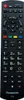A black Panasonic TV remote control is shown against a black background. Produktbild-Vorschau